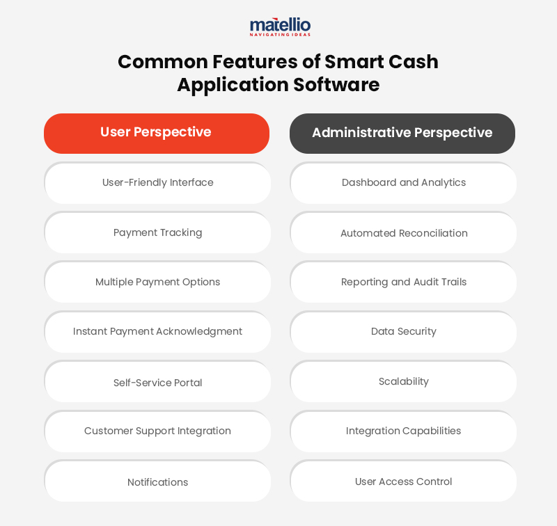 Common Features of Smart Cash Application Software