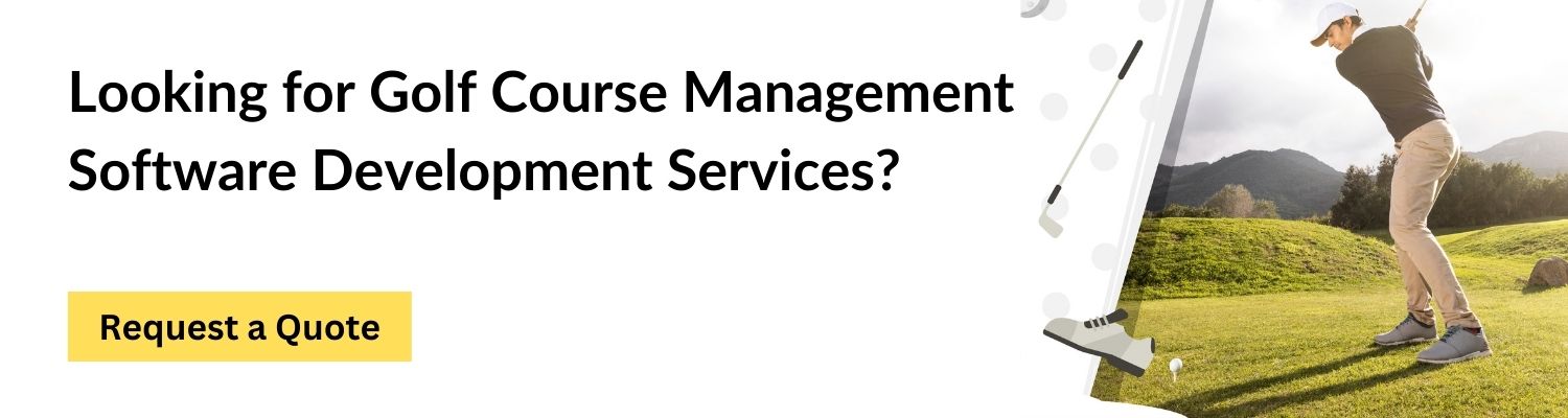 Golf Course Management Software Development Services