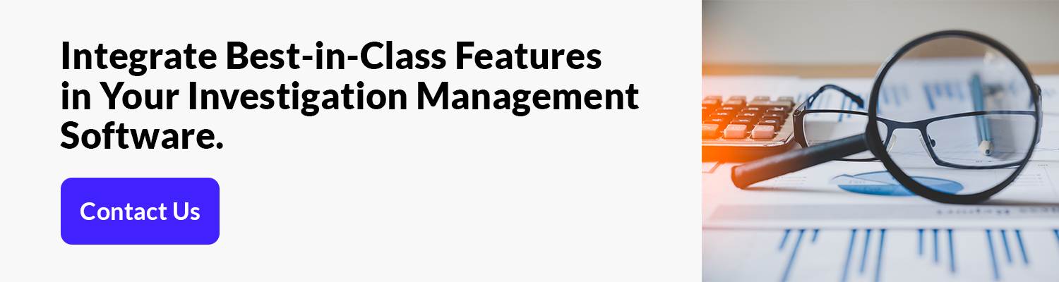 Features of Investigation Management Software