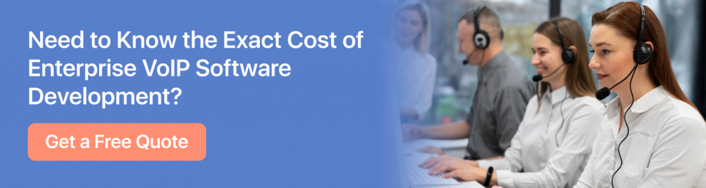 cost of enterprise VoIP solutions development