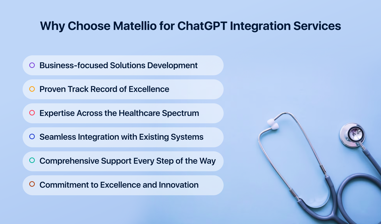 Why Choose Matellio for ChatGPT Integration Services