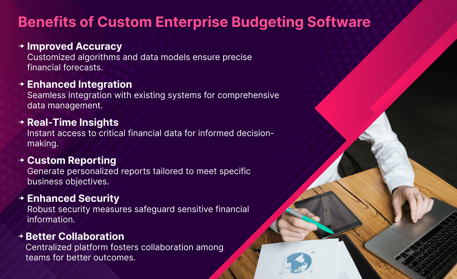 Benefits of Custom Enterprise Budgeting Software