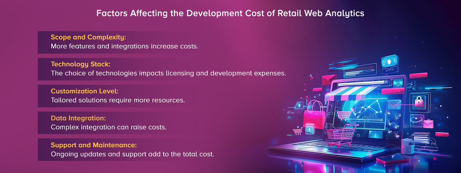 Factors Affecting the Development Cost of Retail Web Analytics