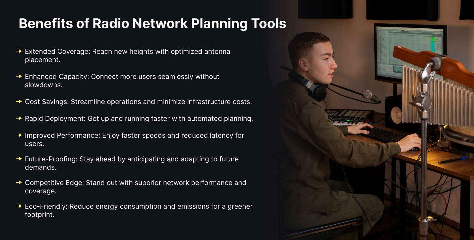 Benefits of Radio Network Planning Tools