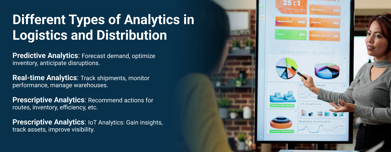 Different Types of Analytics in Logistics and Distribution