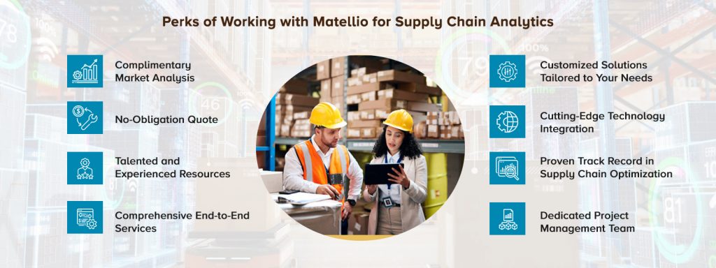 Perks of Working with Matellio for Supply Chain Analytics