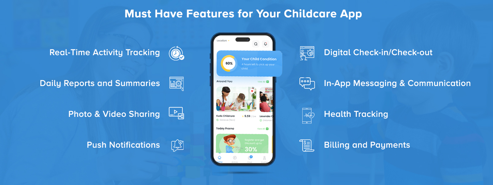 Must Have Features for Your Childcare App