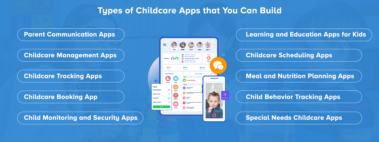 Types of Childcare Apps that You Can Build