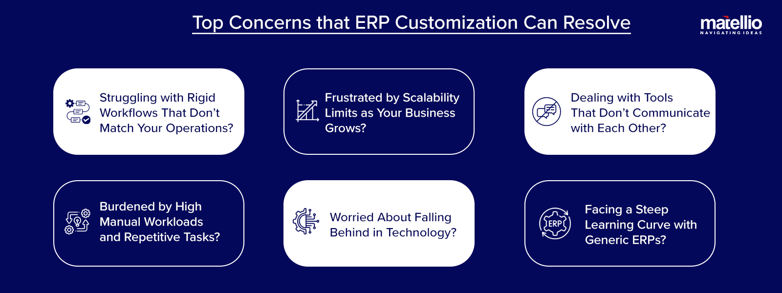 Top Concerns that ERP Customization Can Resolve