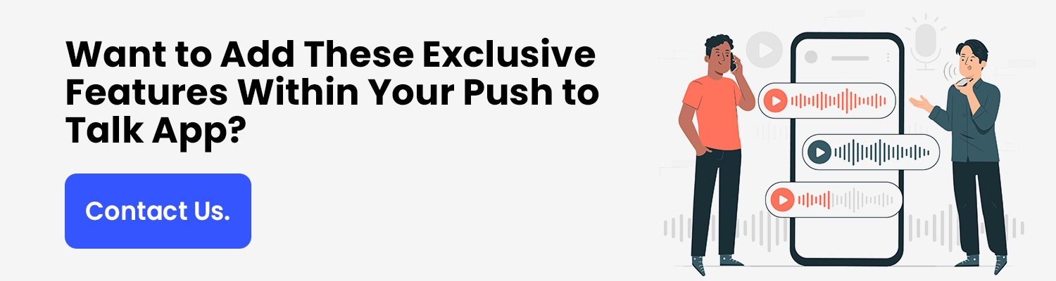 push to talk app development